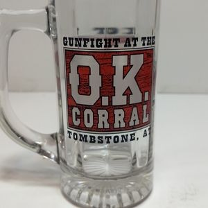 Beer stein o.k corral " gun fight "